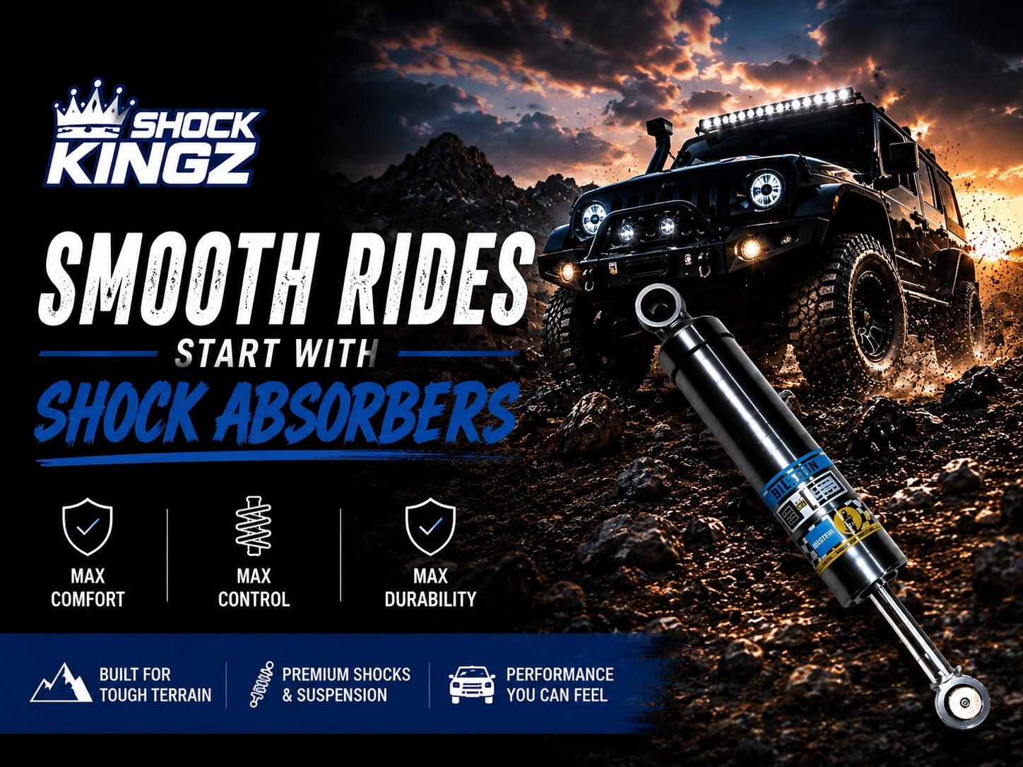How Shockkingz Shock Absorbers Deliver a Smoother, Safer Ride