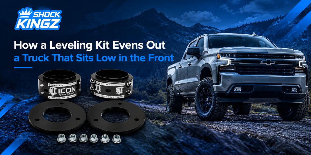 How a Leveling Kit Evens Out a Truck That Sits Low in the Front
