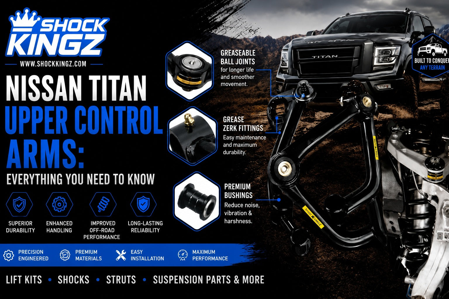 Nissan Titan Upper Control Arms: Everything You Need to Know