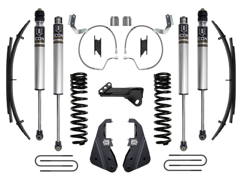 ICON 23 Ford F250/F350 4.5in Stage 1 Suspension System Gas w/ Expansion Packs