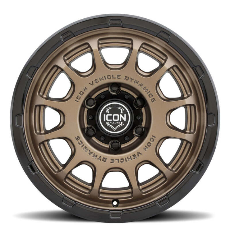 ICON Alloys Rancho 17x8.5 / 6x135 / 6mm / 5in BS DBL Black Wheel