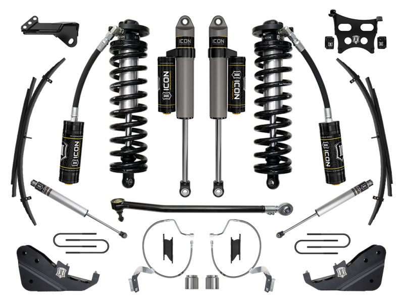 ICON 23 Ford F250/F350 4-5.5in Stage 4 Coilover Conversion Sys w/ Expansion Packs