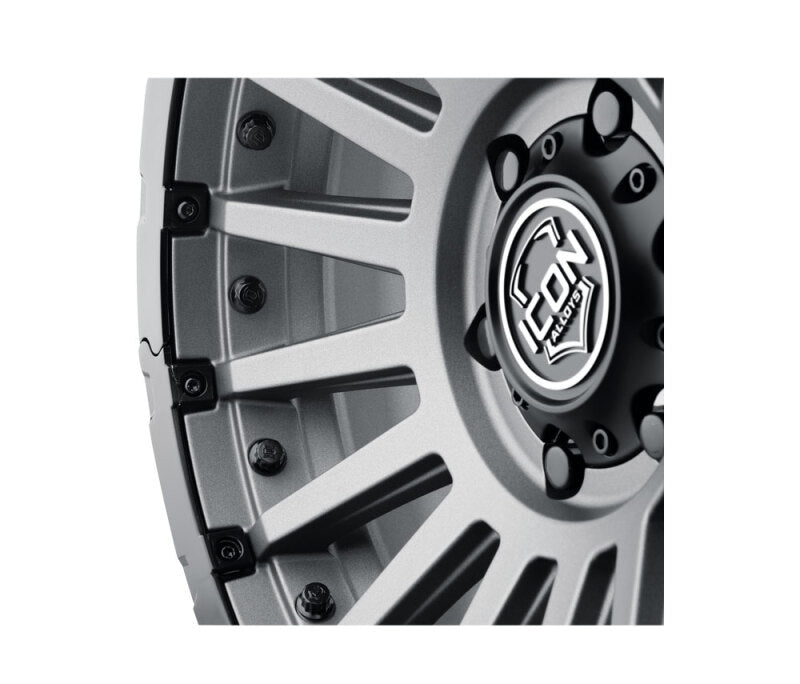 ICON Alloys Recon Pro Satin Charcoal- 18 X 9 - 6 X 5.5 - 0MM 5in BS