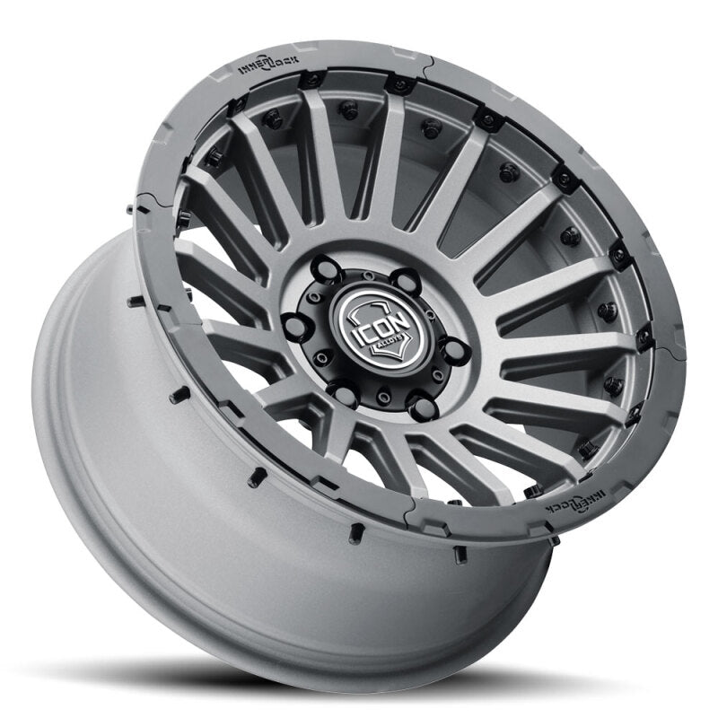 ICON Alloys Recon Pro Satin Charcoal- 18 X 9 - 6 X 5.5 - 0MM 5in BS