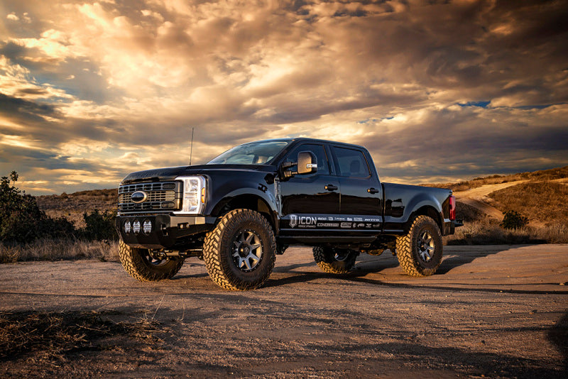 ICON 23-24 Ford F-250/F-350 SD 4WD Front 2.0 Aluminum Series Remote Reservoir Shock - 4.5in Lift