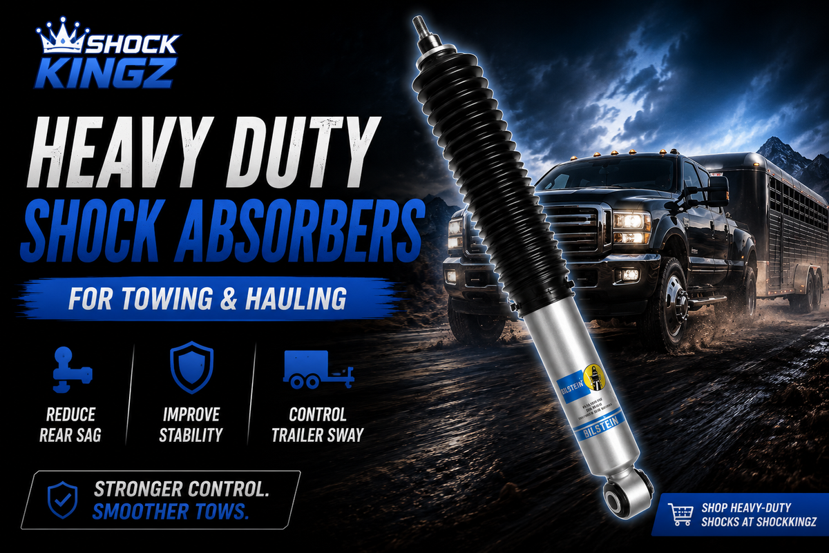 Heavy Duty Shock Absorbers for Towing and Hauling: What Upgrades Actually Help