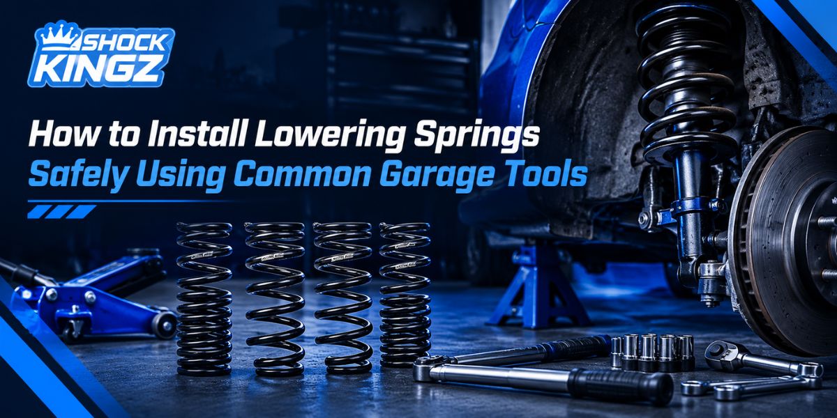 How to Install Lowering Springs Safely Using Common Garage Tools