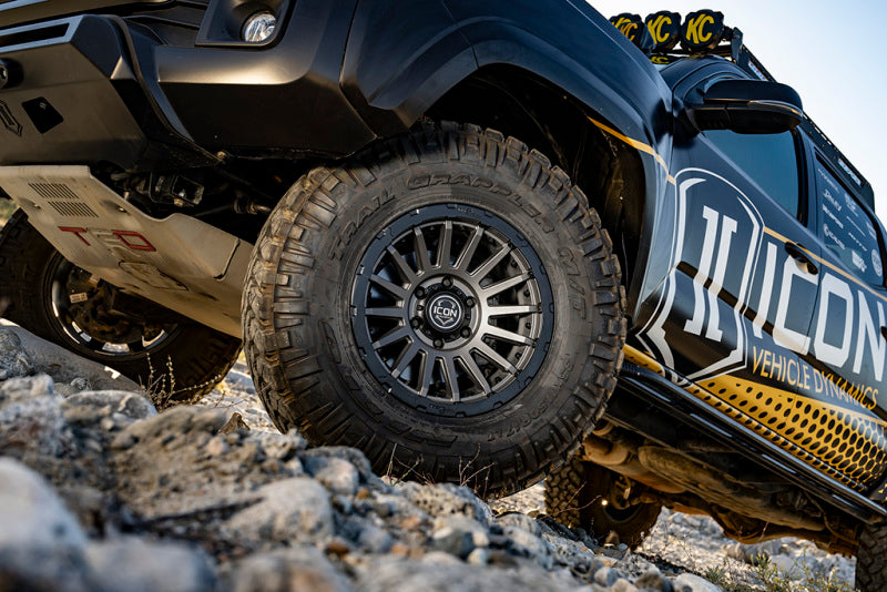 ICON Alloys Recon Pro Satin Charcoal- 18 X 9 - 6 X 135 - 6MM 5.25in BS