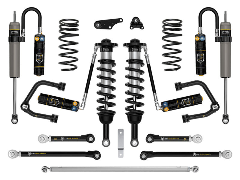 ICON 24 Land Cruiser 250 Series 1.25-3in Lift Stage 9 Suspension System Cdxs Tubular